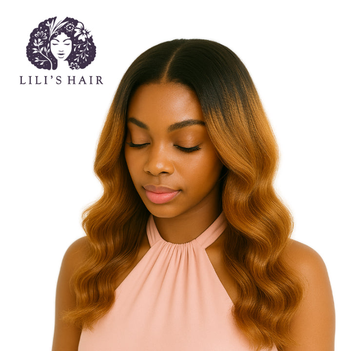 1B/30 Expresso Ombre Body Wave, Single Drawn 10A-Grade, Brazilian Remy Hair Bundles