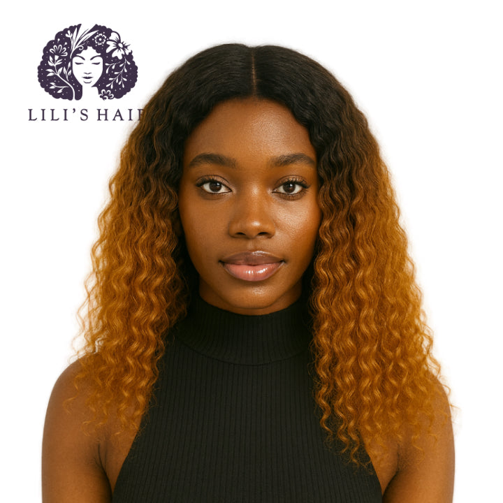 1B/30 Expresso Ombre Deep Wave, Single Drawn 10A-Grade, Brazilian Remy Hair Bundles