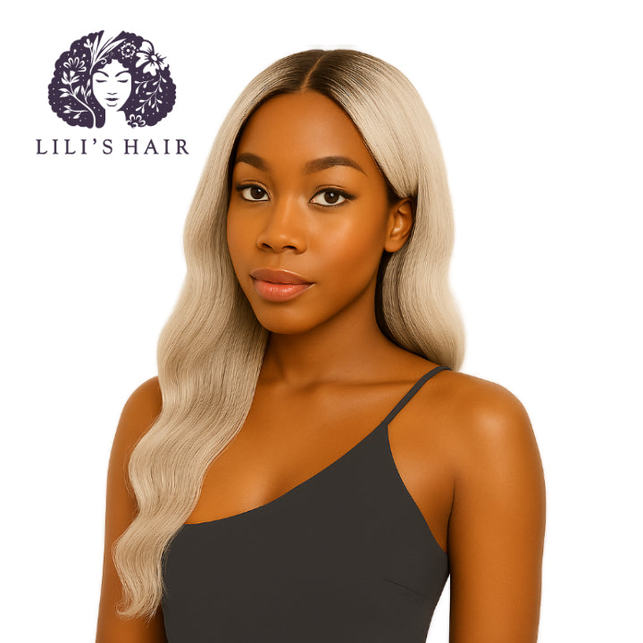 1B/613 Blond Ombre Body Wave, Double Drawn 12A-Grade, Brazilian Remy Hair Bundles