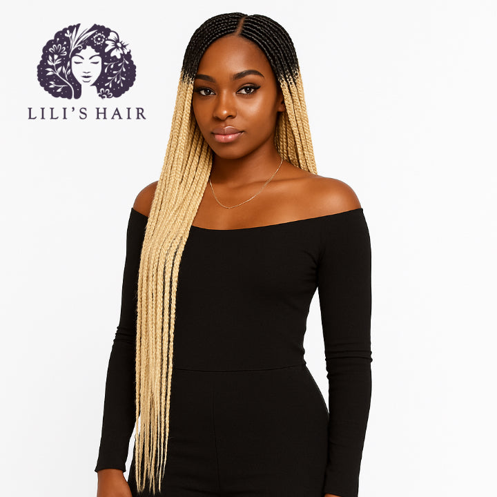 1B/613 Blond Ombre Straight, Double Drawn 12A-Grade, Brazilian Remy Hair Bundles