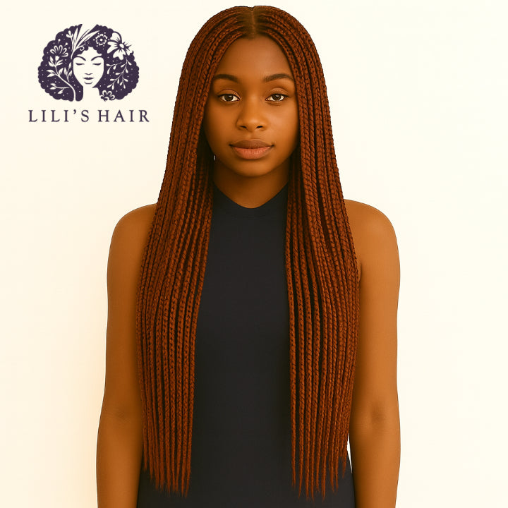 #33 Copper Red Straight, Double Drawn 12A-Grade, Brazilian Remy Hair Bundles