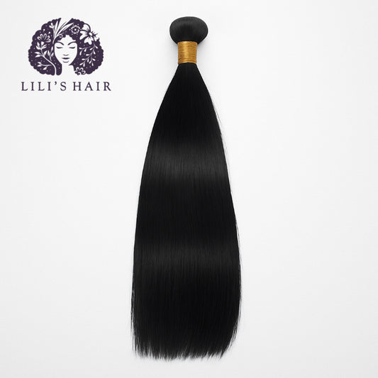 Black Straight, Single Drawn 10A-Grade, Brazilian Remy Hair Bundles