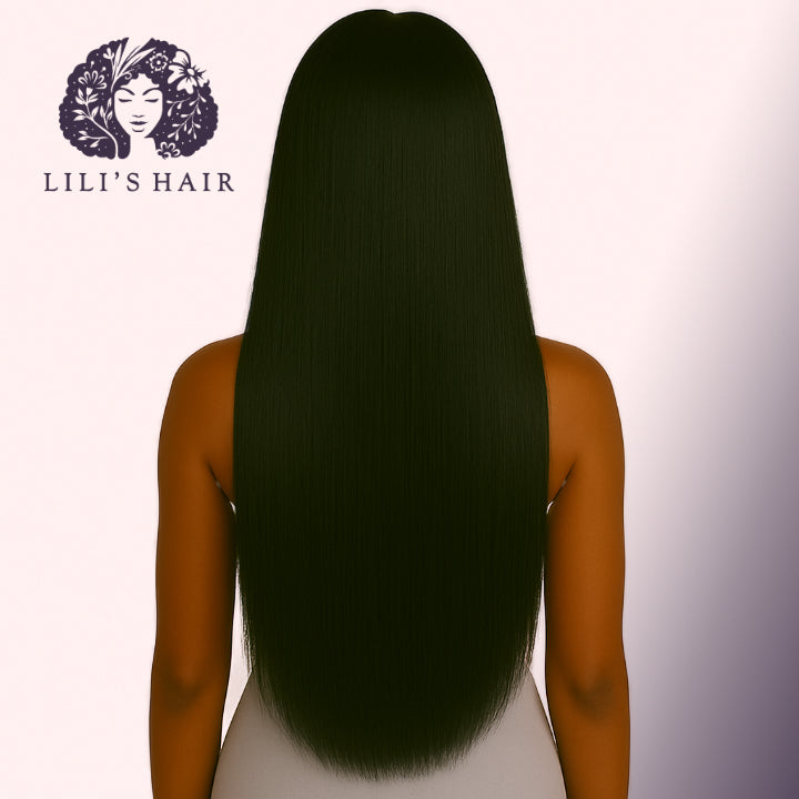 Bang Wig 24" Ultra Thin Transparent Lace, Brazilian Remy Hair