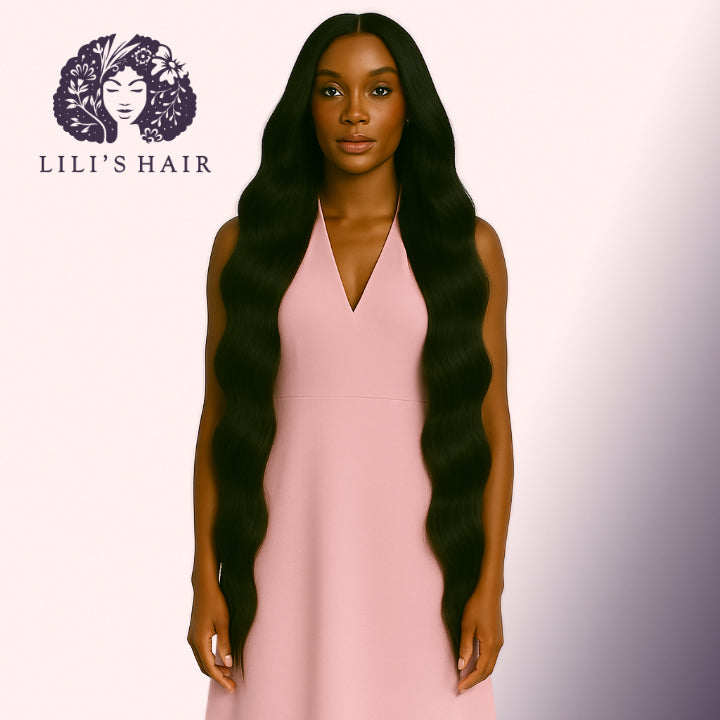 Body Wave 32" 13x4 Ultra Thin Transparent Lace Front, Brazilian Remy Hair