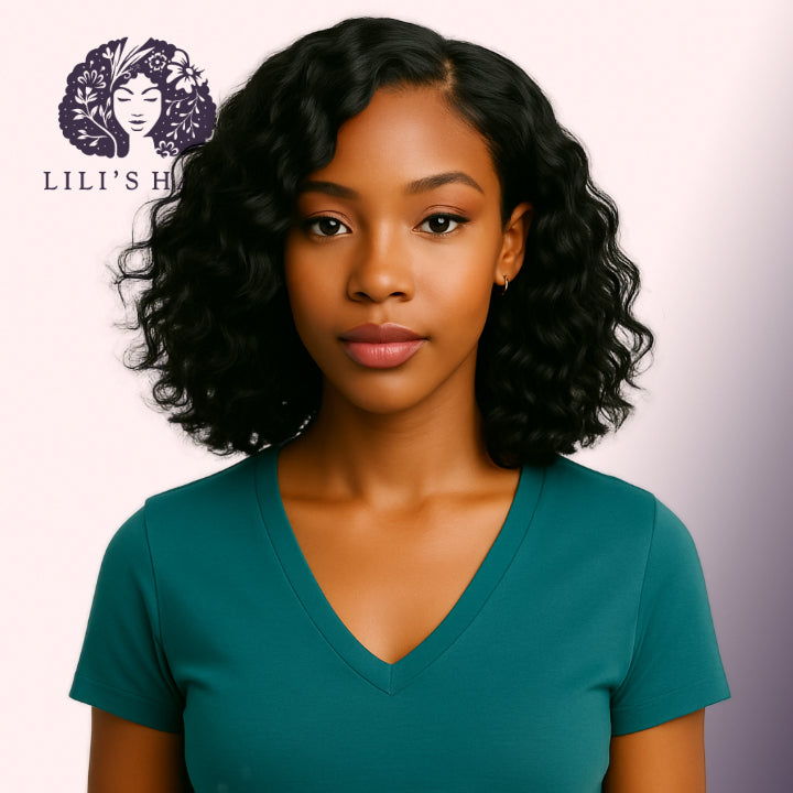 Deep Wave 14" 13x4 Ultra Thin Transparent Lace Front, Brazilian Remy Hair