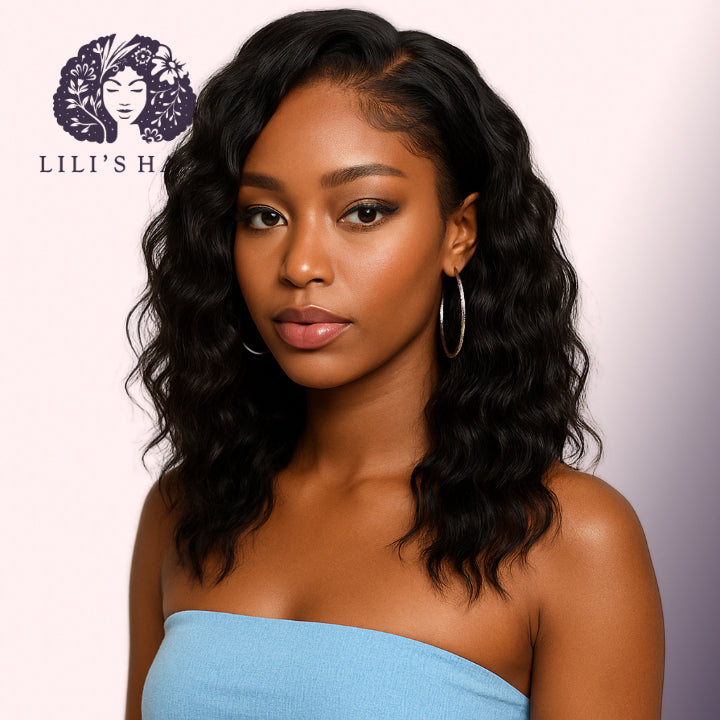 Deep Wave 16" 13x4 Ultra Thin Transparent Lace Front, Brazilian Remy Hair