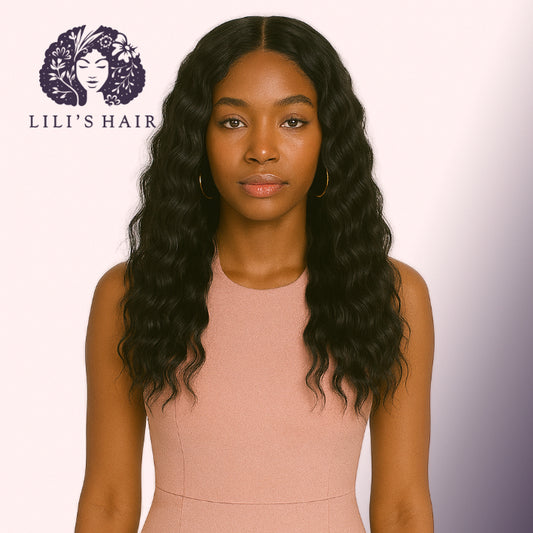 Deep Wave 20" 13x4 Ultra Thin Transparent Lace Front, Brazilian Remy Hair