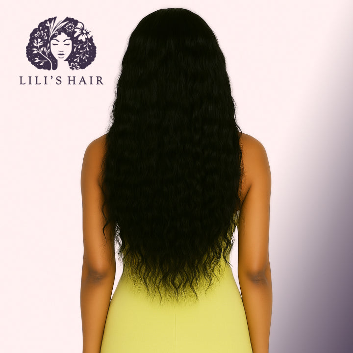 Deep Wave 26" 13x4 Ultra Thin Transparent Lace Front, Brazilian Remy Hair