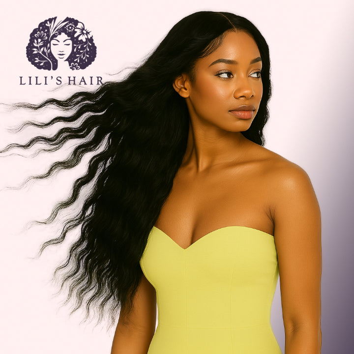 Deep Wave 26" 13x4 Ultra Thin Transparent Lace Front, Brazilian Remy Hair