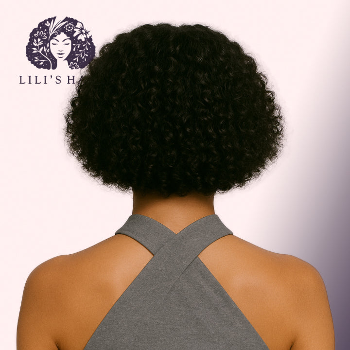 Kinky Curly 08" 13x4 Ultra Thin Transparent Lace Front, Brazilian Remy Hair