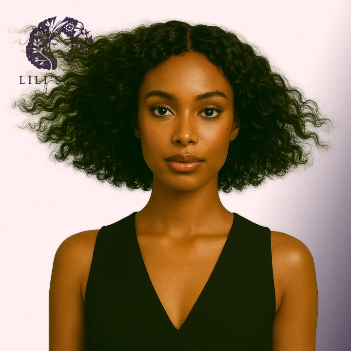 Kinky Curly 10" 13x4 Ultra Thin Transparent Lace Front, Brazilian Remy Hair