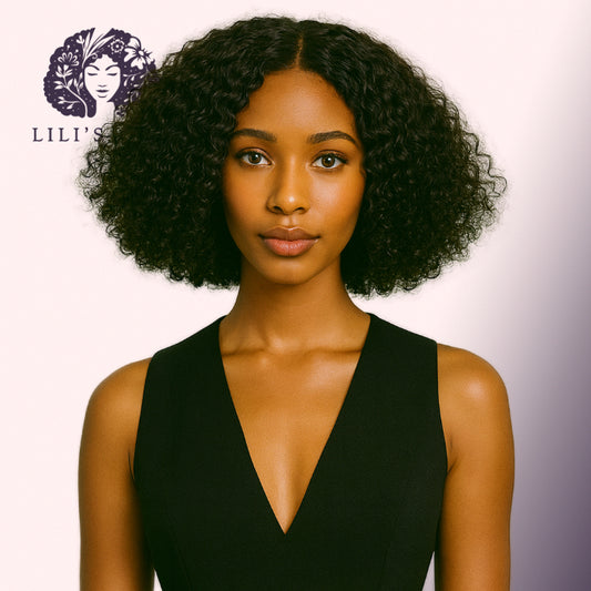 Kinky Curly 10" 13x4 Ultra Thin Transparent Lace Front, Brazilian Remy Hair