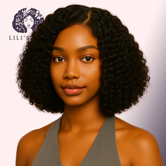 Kinky Curly 12" 13x4 Ultra Thin Transparent Lace Front, Brazilian Remy Hair