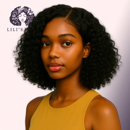 Kinky Curly 14" 13x4 Ultra Thin Transparent Lace Front, Brazilian Remy Hair