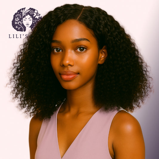 Kinky Curly 16" 13x4 Ultra Thin Transparent Lace Front, Brazilian Remy Hair