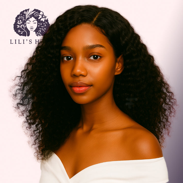 Kinky Curly 18" 13x4 Ultra Thin Transparent Lace Front, Brazilian Remy Hair