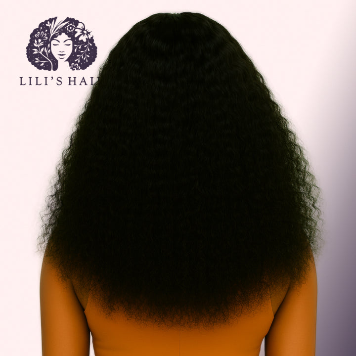 Kinky Curly 20" 13x4 Ultra Thin Transparent Lace Front, Brazilian Remy Hair