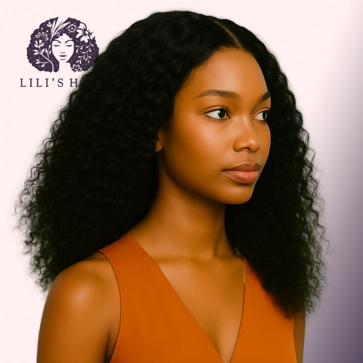 Kinky Curly 20" 13x4 Ultra Thin Transparent Lace Front, Brazilian Remy Hair