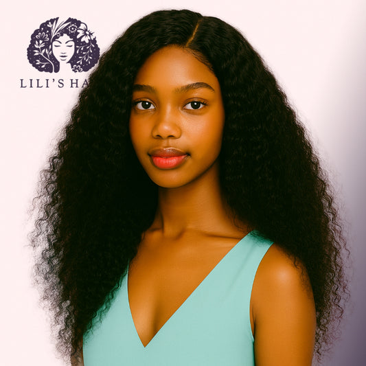 Kinky Curly 22" 13x4 Ultra Thin Transparent Lace Front, Brazilian Remy Hair