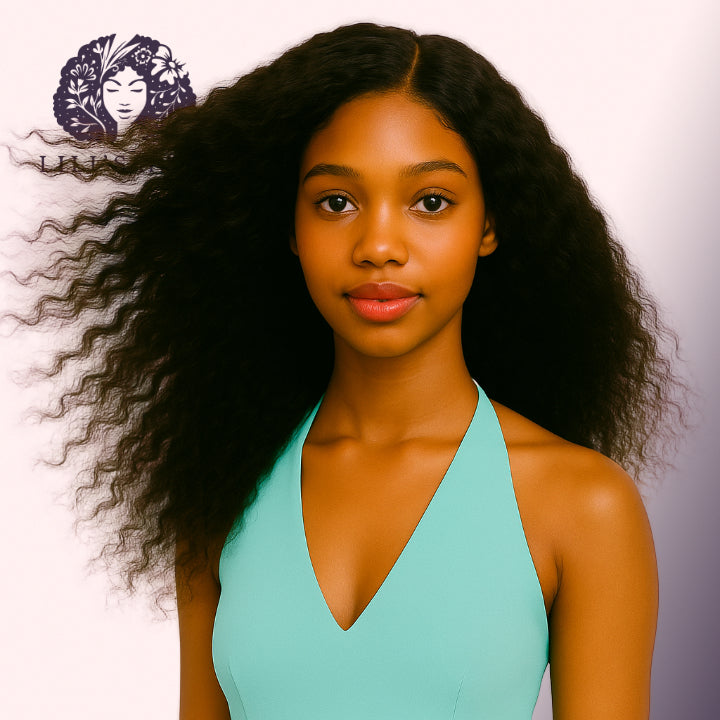 Kinky Curly 22" 13x4 Ultra Thin Transparent Lace Front, Brazilian Remy Hair