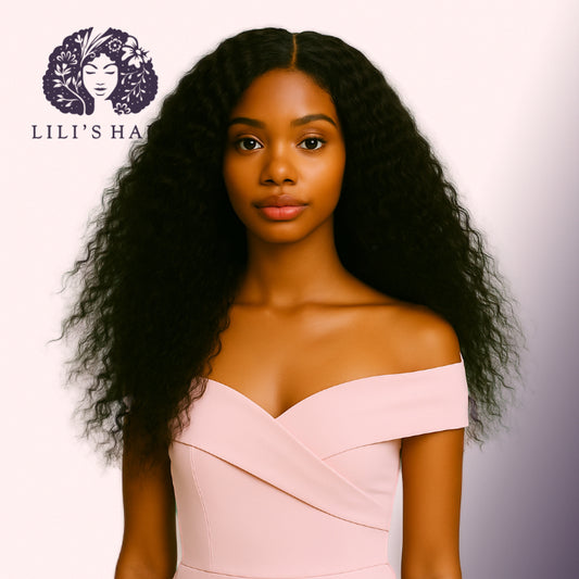 Kinky Curly 24" 13x4 Ultra Thin Transparent Lace Front, Brazilian Remy Hair