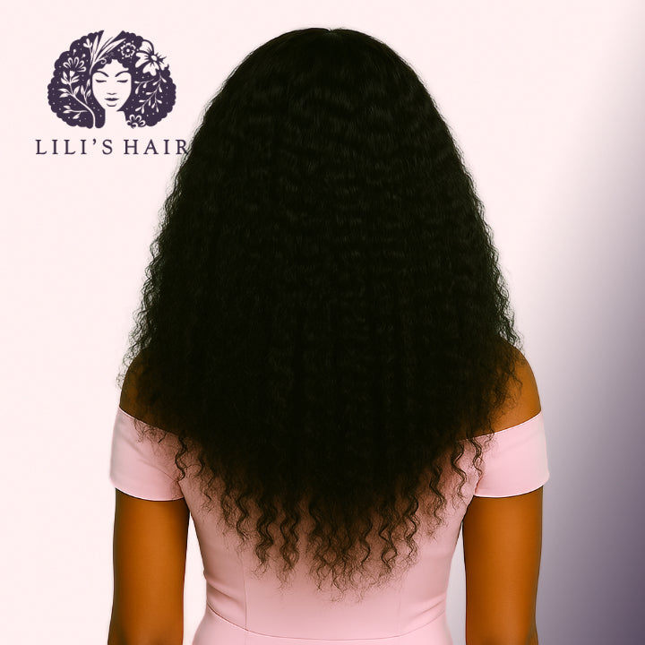 Kinky Curly 24" 13x4 Ultra Thin Transparent Lace Front, Brazilian Remy Hair