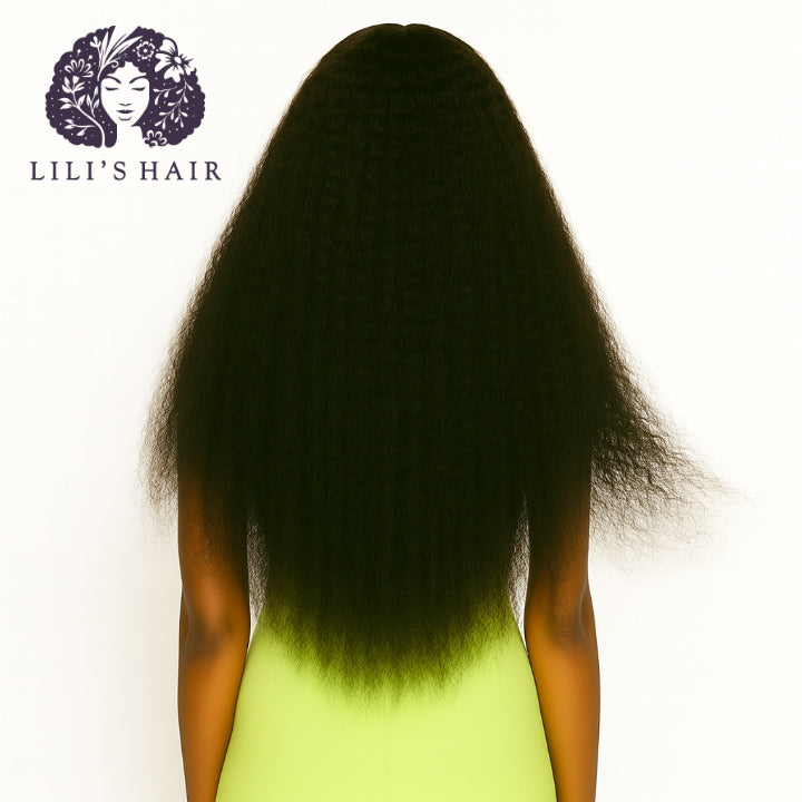 Kinky Curly 26" 13x4 Ultra Thin Transparent Lace Front, Brazilian Remy Hair