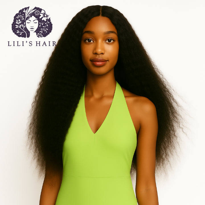 Black Kinky Curly, Single Drawn 10A-Grade, Brazilian Remy Hair Bundles