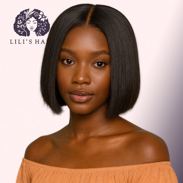 Straight 08" 13x4 Ultra Thin Transparent Lace Front, Brazilian Remy Hair