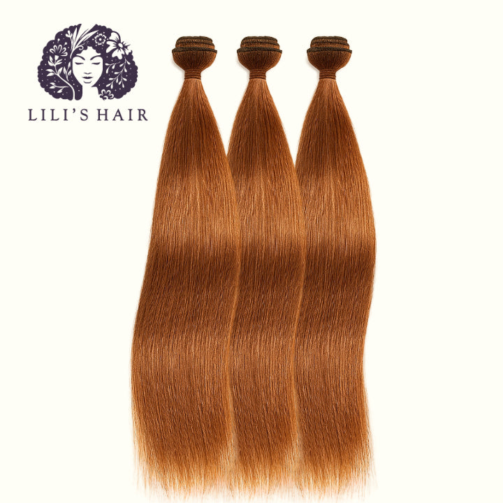 30 Expresso Straight, Double Drawn 12A-Grade, Brazilian Remy Hair Bundles